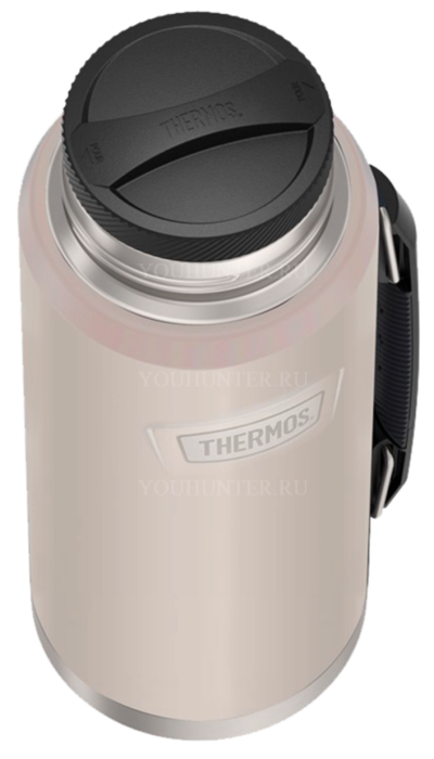 Термос для напитков THERMOS IS-210 SN 1.2L складная ручка песочный