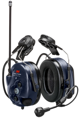 Наушники активные 3МPELTOR WS LiteCom Plus с приёмопередатчиком PMR 446 МГц, SNR 31db, с креплением на каску