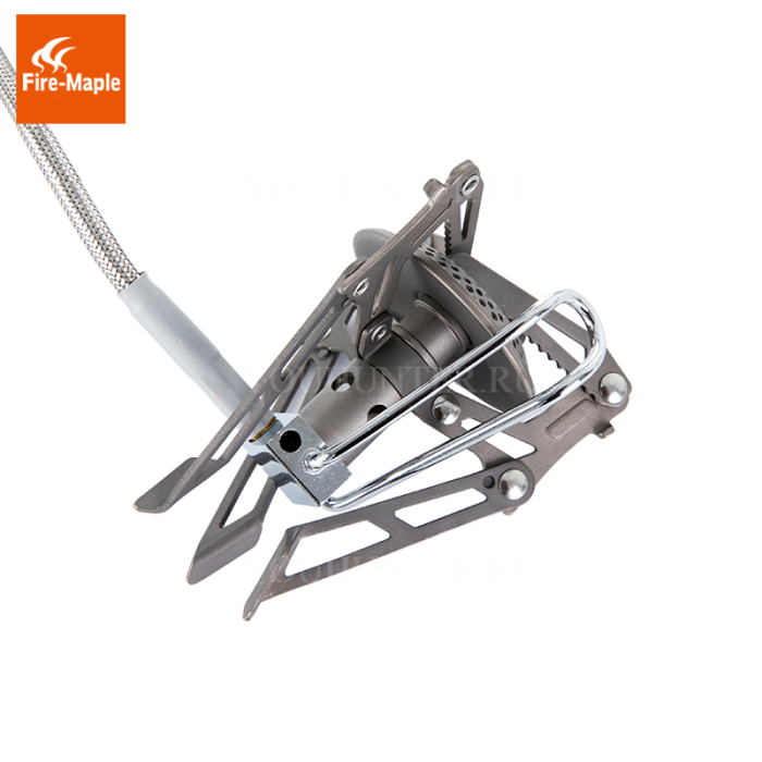 FIRE-MAPLE Горелка газовая титановая с системой ППТ BLADE 2 со шлангом 135г. BLADE 2