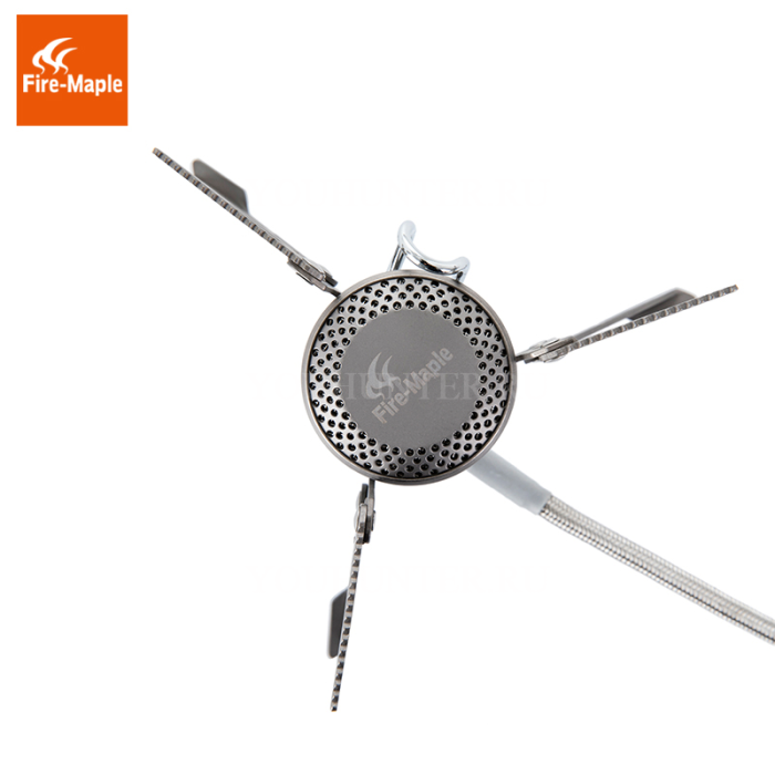 FIRE-MAPLE Горелка газовая титановая с системой ППТ BLADE 2 со шлангом 135г. BLADE 2