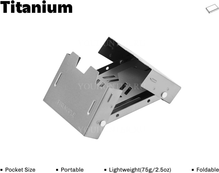 FIRE-MAPLE Горелка для сухого топлива LOTUS TITANIUM ALCOHOL STOVE LOTUS TITANIUM STOVE