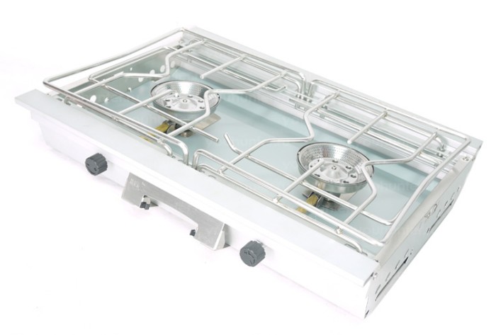 Плита газовая FIRE-MAPLE DOUBLE GAS BURNER BD-990 кемпинговая 2-х комфорочная
