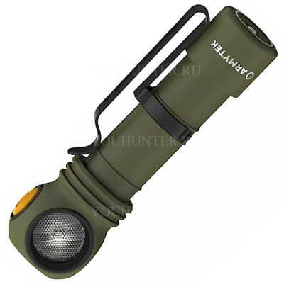 Armytek Wizard C2 Pro Max Olive / Белый / 4000 лм / TIR 110°:150° / +чехол / 1x21700 (в комплекте) / Magnet USB