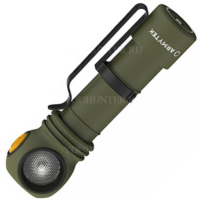 Armytek Wizard C2 Pro Max Olive / Белый / 4000 лм / TIR 110°:150° / +чехол / 1x21700 (в комплекте) / Magnet USB