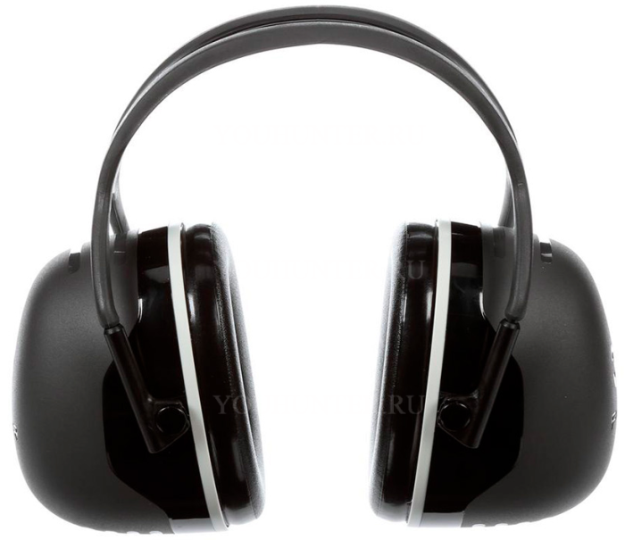 Наушники противошумные 3МPELTOR X5A, SNR 37db, нескладное оголовье, чёрные