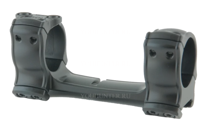 Кронштейн SPUHR D30мм для установки на Picatinny, H25мм, Hunting без наклона (SCP-3000) с дополнительной планкой (охотничья серия)