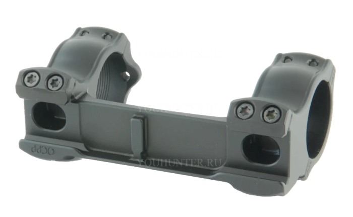 Кронштейн SPUHR D30мм для установки на Picatinny, H25мм, Hunting без наклона (SCP-3000) с дополнительной планкой (охотничья серия)