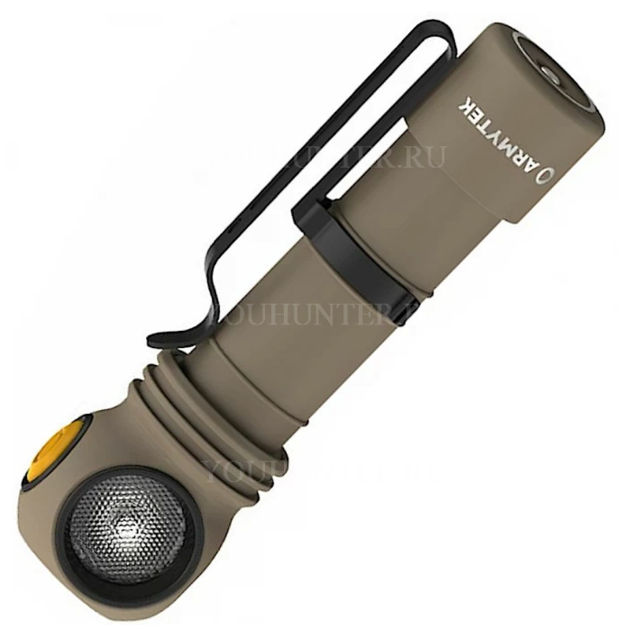 Armytek Wizard C2 Pro Max Sand / Белый / 4000 лм / TIR 110°:150° / +чехол / 1x21700 (в комплекте) / Magnet USB