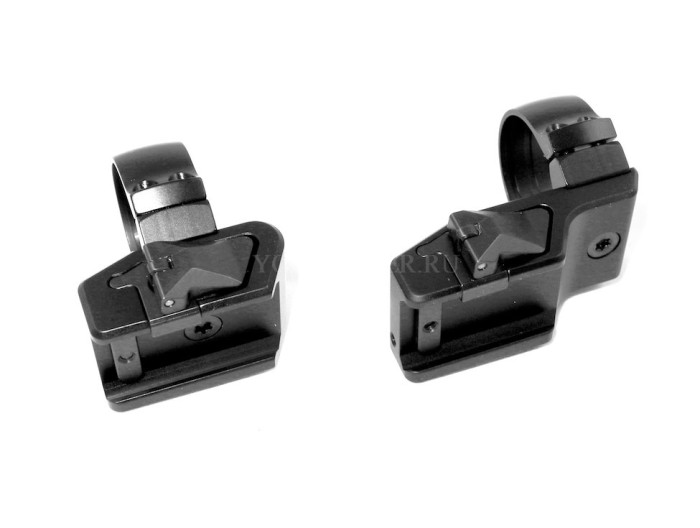 Кронштейн INNOMOUNT кольца 30мм на Weaver/Picatinny смещение 25мм (51-30-14-25-200)