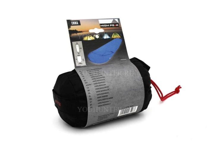 HIGH PEAK Вставка в мешок спальный Cotton Inlett Mummy Cotton Inlett Mummy синий 225 см длина