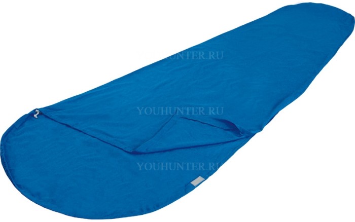 HIGH PEAK Вставка в мешок спальный Cotton Inlett Mummy Cotton Inlett Mummy синий 225 см длина