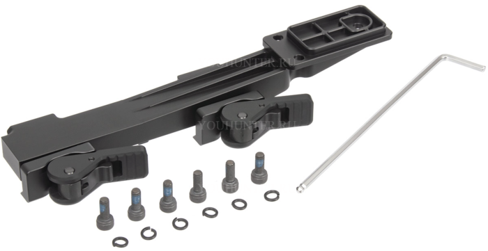 Кронштейн Guide Quick Mount ZG18 для прицелов Guide TR на Picatinny быстросъёмный