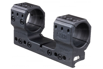 Кронштейн SPUHR кольца 34мм для установки на Picatinny H38мм наклон 6MIL/20.6MOA (SP-4603B) для прицелов BEAST