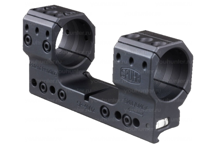Кронштейн SPUHR кольца 34мм для установки на Picatinny H38мм наклон 6MIL/20.6MOA (SP-4603B) для прицелов BEAST