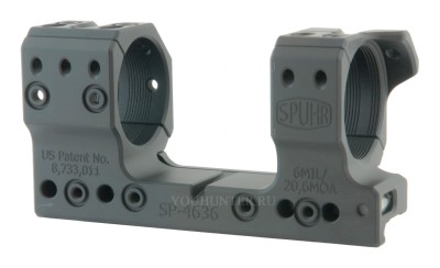 Кронштейн SPUHR кольца 34мм на Picatinny для S&amp;Bender 5-20 PM II Ultra Short наклон 6MIL/20.6MOA (SP-4636)