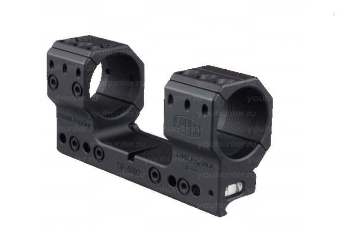 Кронштейн SPUHR кольца 34мм для установки на Picatinny H44мм наклон 13MIL/44.4MOA (SP-4808)