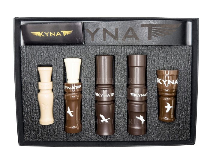 Набор манков КЫНАТ на Уток и Гусей (Кряква/Чирок/Свиязь/Гуменник/Белолбый + подвес) Якутия