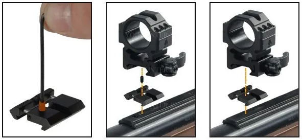 Адаптер Leapers UTG Weaver/Picatinny на Призма 9-11мм/Ластохвост