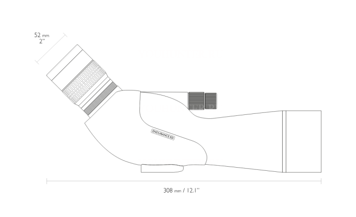 Зрительная труба HAWKE ENDURANCE ED 12-36x50 Сompact (56192)