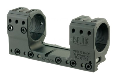 Кронштейн SPUHR кольца 34мм на Picatinny H30мм наклон 9MIL/30.9MOA (SP-4901)