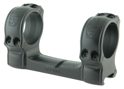 Кронштейн SPUHR D34мм для установки на Picatinny, H34мм, Aesthetic без наклона (SCP-4006A) (охотничья серия)