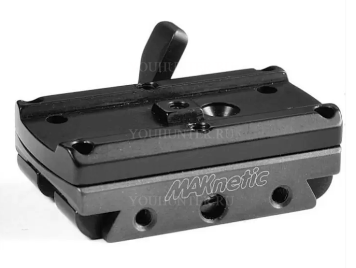 Кронштейн MAKnetic для коллиматора Aimpoint Micro / Holosun на прицельную планку шириной 10 мм