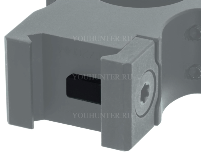 Кольца Leapers UTG PRO 30мм - на Weaver/Picatinny, средние 15мм P.O.I, 2 части, зажимной потайной винт.