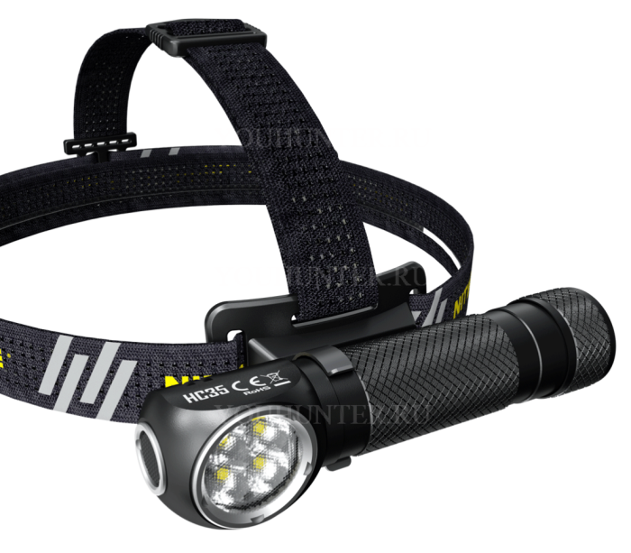 Фонарь налобный Nitecore HC35 2700 люмен дальность 134м магнитное основание