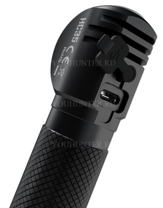 Фонарь налобный Nitecore HC35 2700 люмен дальность 134м магнитное основание