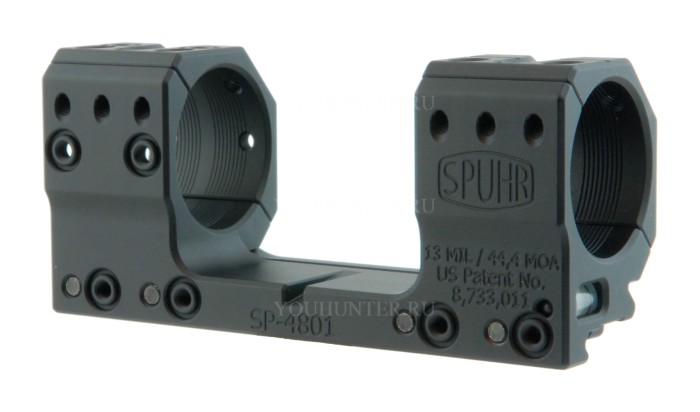 Кронштейн SPUHR кольца 34мм на Picatinny H30мм наклон 13MIL/44.4MOA (SP-4801)