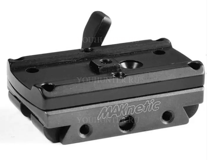 Быстросъемный кронштейн MAKnetic Aimpoint Micro на вентилируемую планку ружья шириной 4.5...6.8 мм