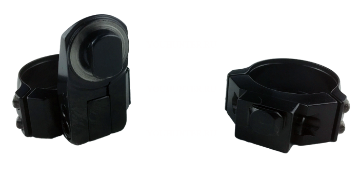 Кольца (переднее и заднее) под поворотные основания Rusan на Steyr Mannlicher/Luxus 30мм H19 049-0036-30-19