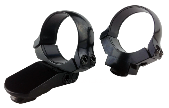 Кольца (переднее и заднее) под поворотные основания Rusan на Steyr Mannlicher/Luxus 30мм H19 049-0036-30-19