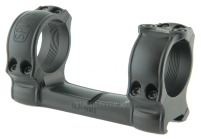 Кронштейн SPUHR D34мм для установки на Picatinny, H30мм, Hunting без наклона (SCP-4001) с дополнительной планкой (охотничья серия)