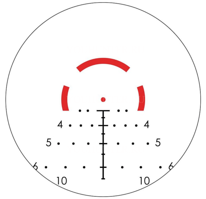 Оптический прицел Vortex Strike Eagle 1-6x24 AR-BDC3 (MOA) (SE-1624-2)