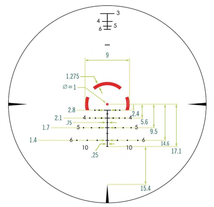 Оптический прицел Vortex Strike Eagle 1-6x24 AR-BDC3 (MOA) (SE-1624-2)