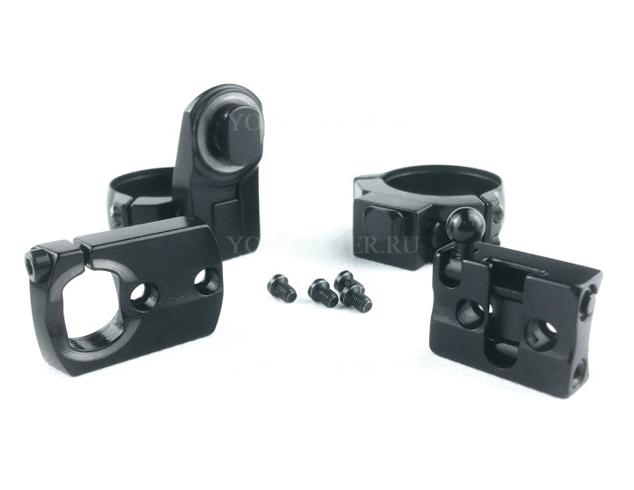 Поворотный кронштейн RUSAN кольца 30мм на Browning BAR, Acera, Maral (0024-30-19)