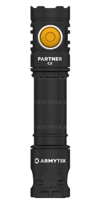 Armytek Partner C2 Magnet USB / Белый / 1100 лм / 7°:68° / 1x18650 (в комплекте)