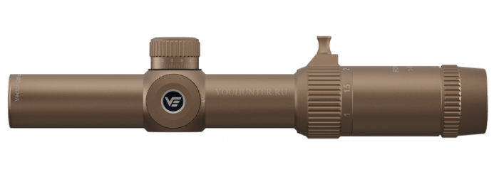 Оптический прицел Vector Optics 30мм SFP Forester 1-5x24 GenII Coyote FDE (SCOC-32)