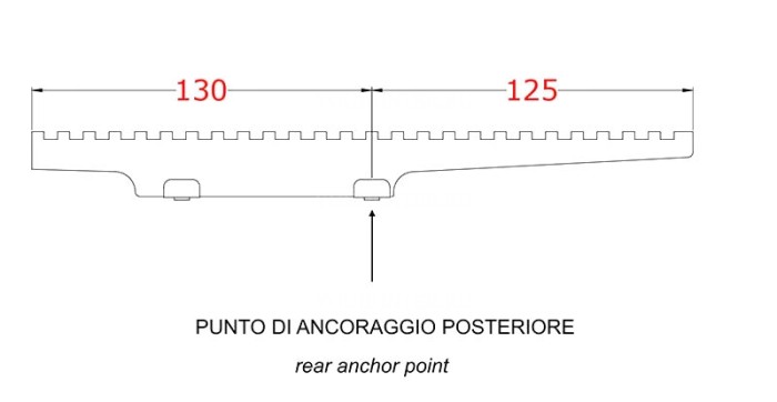 Кронштейн CONTESSA ALESSANDRO планка Weaver 255мм на Blaser (SBB07) Long