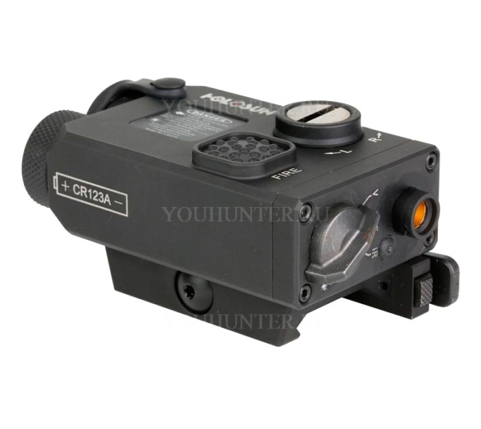 Тактический блок HOLOSUN DUAL ЛЦУ Зелёный луч / ИК лазер (LS221G)