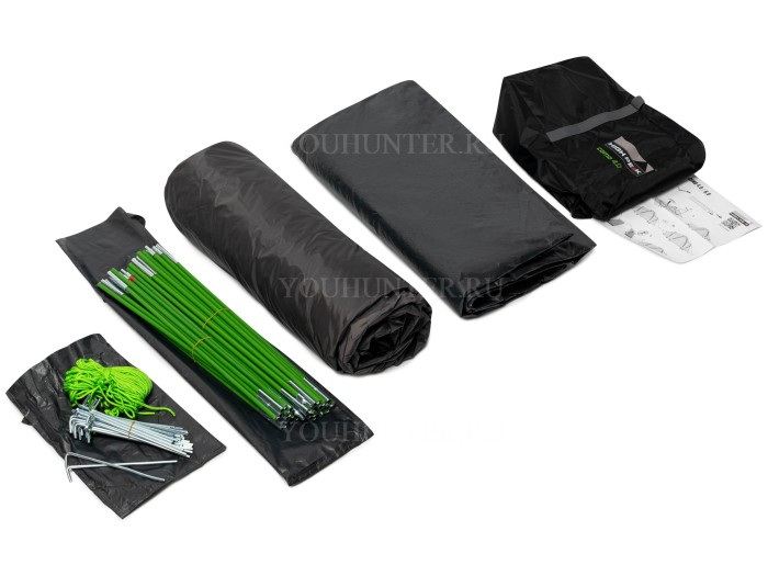 HIGH PEAK Палатка Como 4 Como 4 lightgrey-darkgrey-green