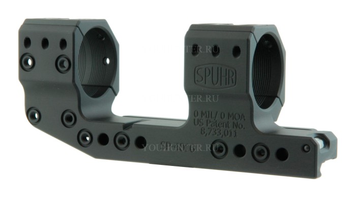 Кронштейн SPUHR кольца 34мм на Picatinny H38мм с выносом (SP-4016)