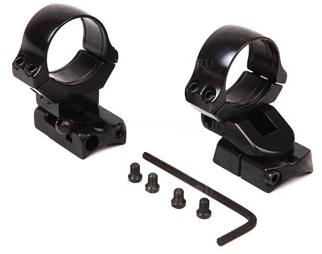 Быстросъёмные кольца Apel 30мм на Anschutz низкие (300-05026)