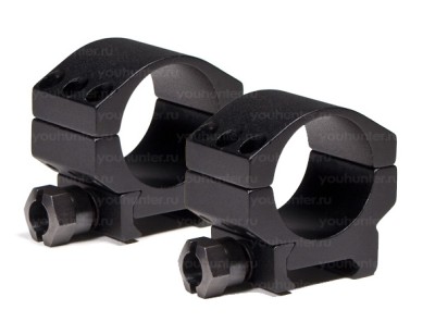 Кольца Vortex Tactical 30mm (низкие) матовые 6 винтов (TRL)
